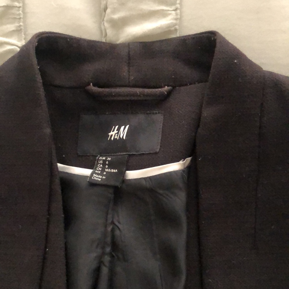 Silver Chain Structured Blazer - image 5